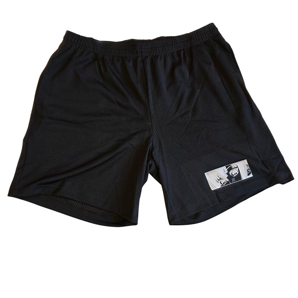 Anime Manga‎ Comic Panel Mesh Gym Shorts Los Angeles Apparel Large